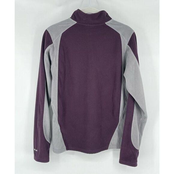 The North Face Womens TKA 100 Plum 1/4 Zip Fleece Mock Neck Pullover Size Medium - Picture 2 of 9